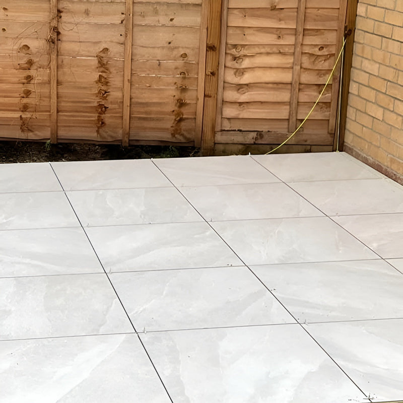 Load image into Gallery viewer, Etna - White Porcelain Paving Tiles - 600 x 600 x 20mm
