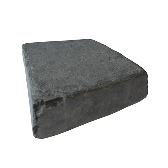 Kota Black Limestone Block Paving - 250 x 150 x 50mm - Sawn, Tumbled & Riven