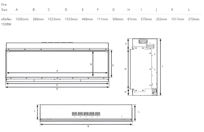 Load image into Gallery viewer, Gazco eReflex 150RW Electric Fire

