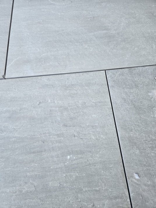 Raj Grey Porcelain Paving Tiles - 900 x 600 x 20mm