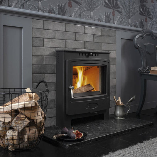 Arada Hamlet Solution 5 S4 Inset Multifuel Stove - Black