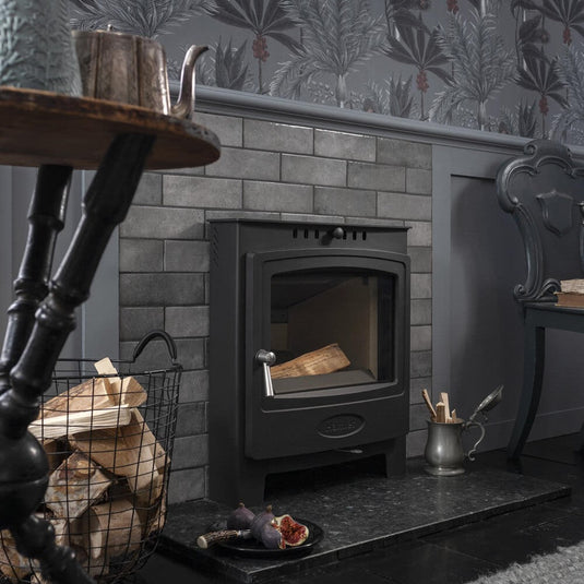 Arada Hamlet Solution 7 Inset Multifuel Stove - Black