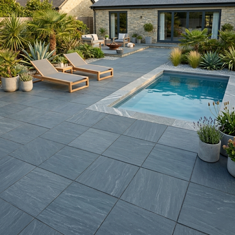 Load image into Gallery viewer, Kandala - Grey Porcelain Paving Tiles - 600 x 600 x 20mm
