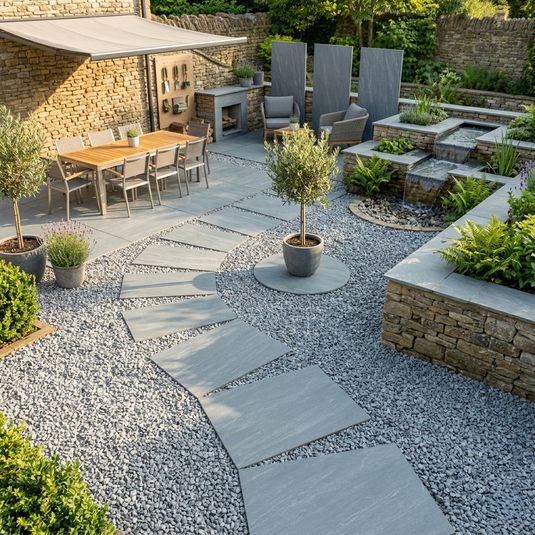 Kandala - Grey Porcelain Paving Tiles - 600 x 600 x 20mm