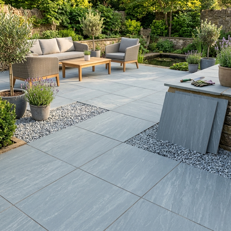 Load image into Gallery viewer, Kandala - Grey Porcelain Paving Tiles - 600 x 600 x 20mm
