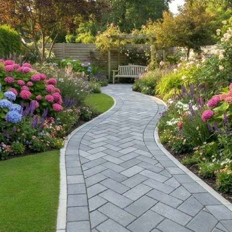 Kandala Grey Indian Sandstone Setts - 200 x 100 x 30-50mm