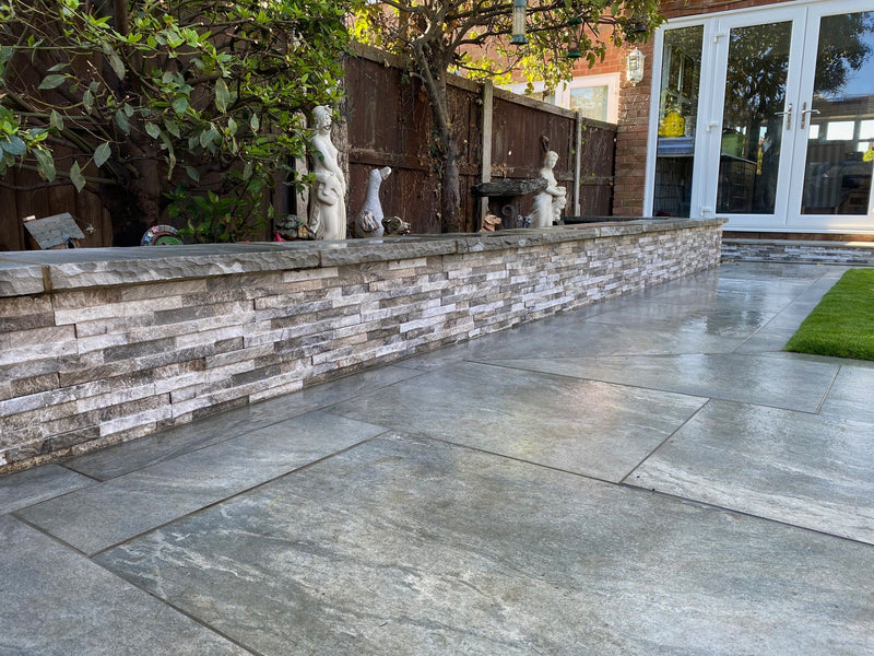 Load image into Gallery viewer, Mercury - Grey Porcelain Paving Tiles - 900 x 600 x 20mm
