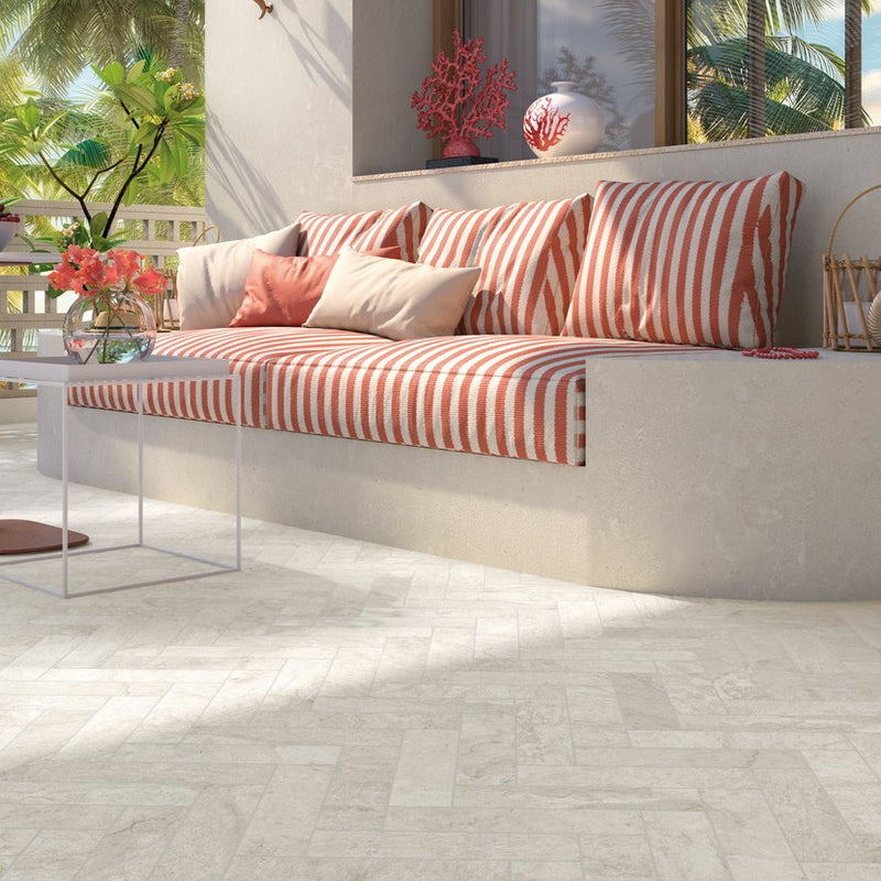 Load image into Gallery viewer, Langford - White Porcelain Setts - 280 x 70 x 20mm
