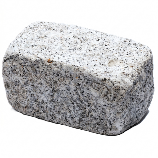 Light Grey Granite Block Paving - 200 x 100 x 100mm - Sawn, Tumbled & Honed