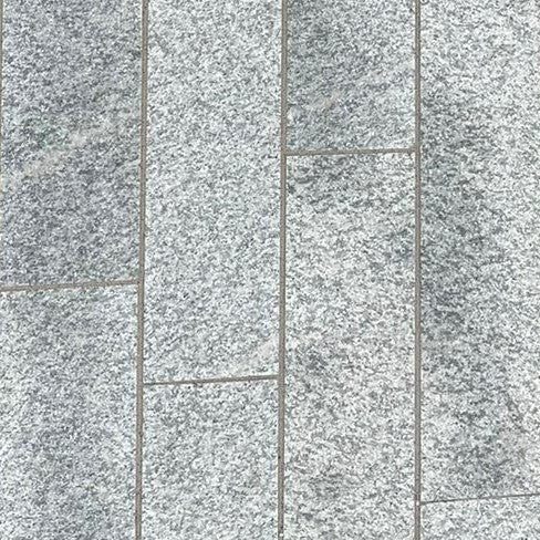 Light Grey Granite Planks - 900 x 150 x 20mm - Sawn & Flamed