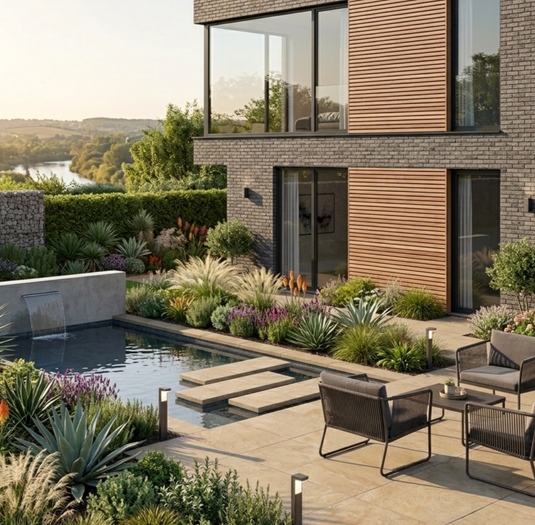 Luna Sand - Beige Porcelain Paving Tiles - 1200 x 600 x 20mm