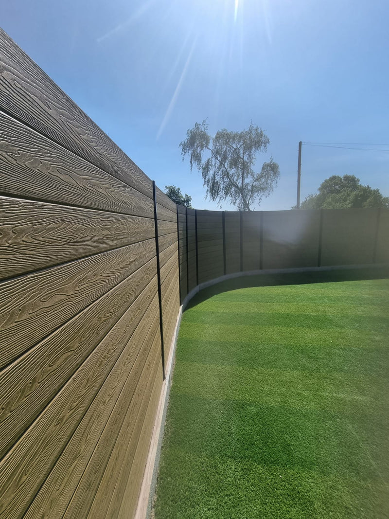 Load image into Gallery viewer, Maple - Brown Premium Composite Fencing - Board - 1830 x 150 x 20mm
