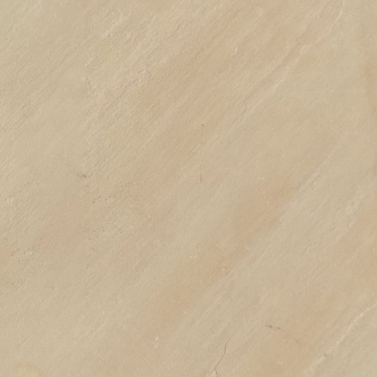 Mint Fossil Indian Sandstone Paving - Patio Pack - Mixed Sizes - Tumbled & Riven