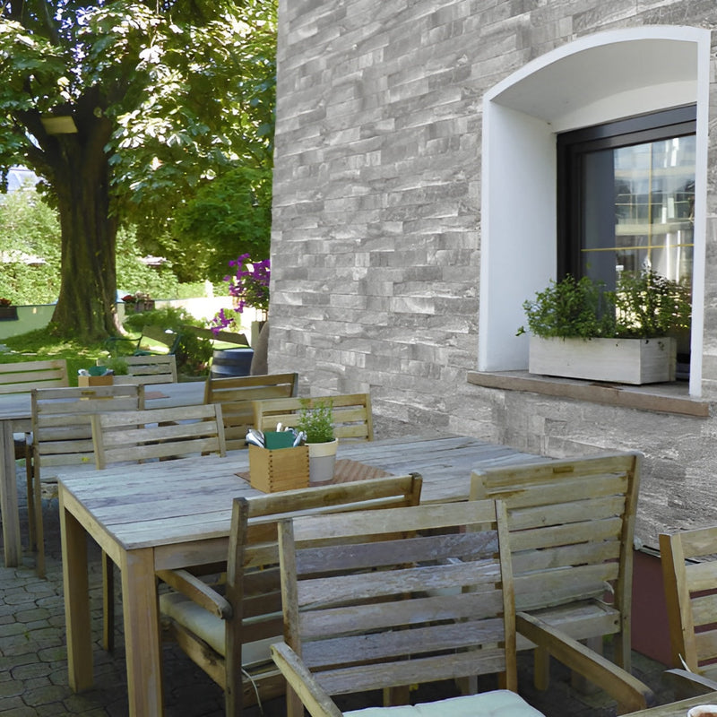 Load image into Gallery viewer, Nest Dusk- Grey Porcelain Wall Cladding Tiles - 385 x 75 x 9mm
