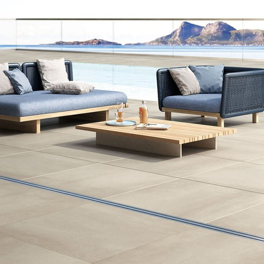Plaza Fawn - Beige Porcelain Paving Tiles - 800 x 800 x 20mm