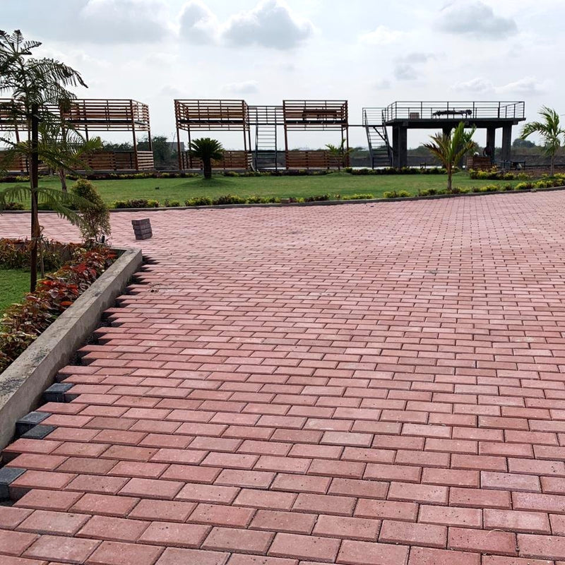 Load image into Gallery viewer, Lakeland Driveway 50mm Red (200mm X 100mm)
