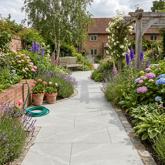 Roca - White Porcelain Paving Tiles - 900 x 600 x 20mm