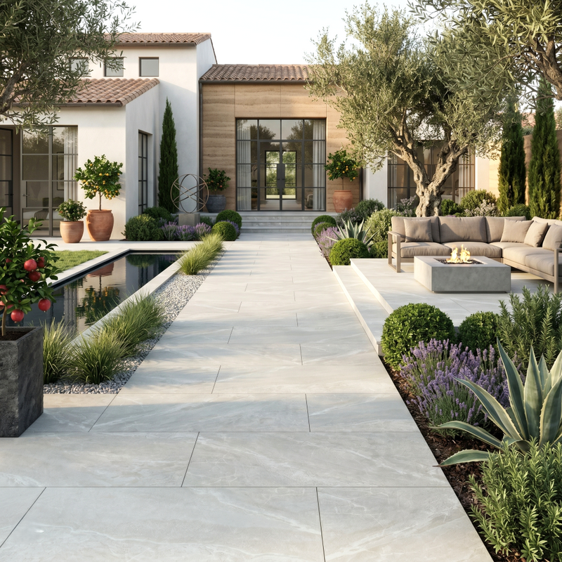 Load image into Gallery viewer, Roca - White Porcelain Paving Tiles - 900 x 600 x 20mm
