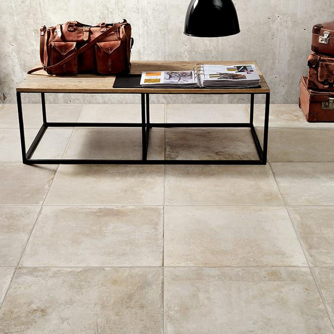 Load image into Gallery viewer, Rustico Talco - Ivory Porcelain Paving Tiles - 900 x 600 x 20mm
