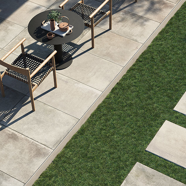 Load image into Gallery viewer, Rustico Talco - Ivory Porcelain Paving Tiles - 900 x 600 x 20mm
