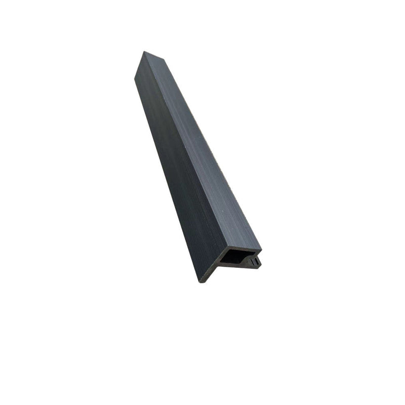 Load image into Gallery viewer, Slatted Stone - Grey Composite Cladding - End Piece - 2200 x 49.25 x 49.25 mm
