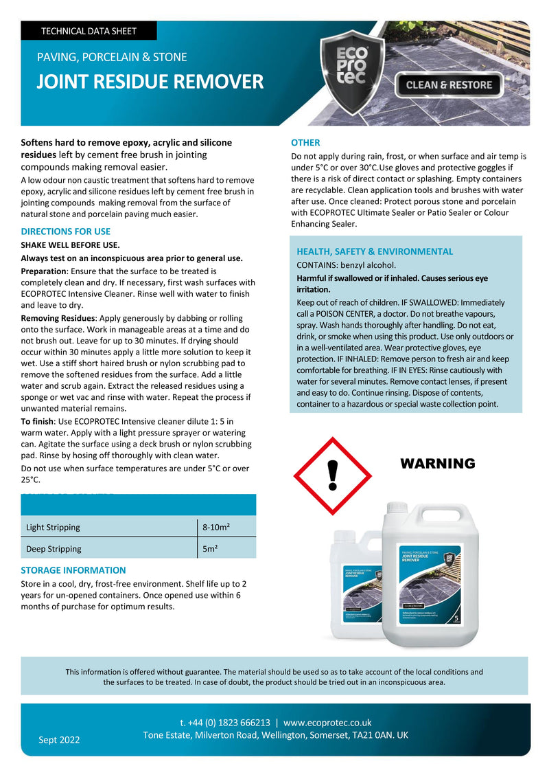 Load image into Gallery viewer, LTP Ecoprotec Joint Residue Remover - 5L
