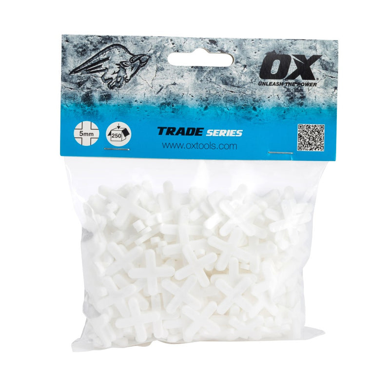 Load image into Gallery viewer, Ox - Trade Cross Shaped Tile Spacers - 5mm (250 pcs)
