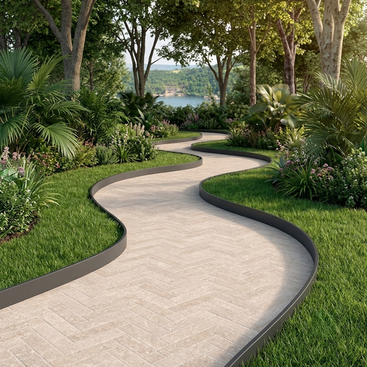 Westbury Natural - Beige Porcelain Setts - 280 x 70 x 20mm